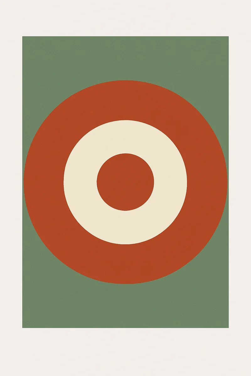 Affiche Cercles Concentriques