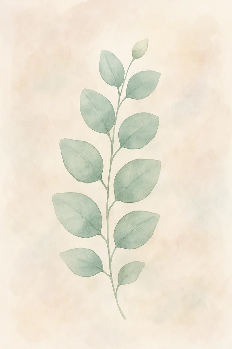 Affiche Branche Eucalyptus