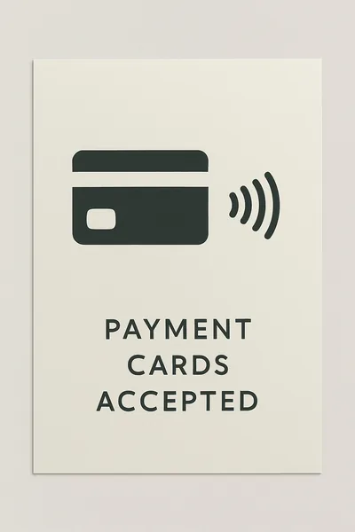 Affiche Paiement Carte