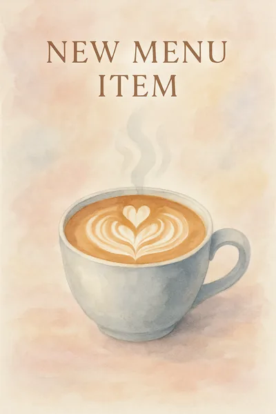 Affiche Nouveaute Cafe