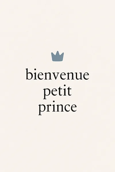 Affiche Bienvenue Petit Prince