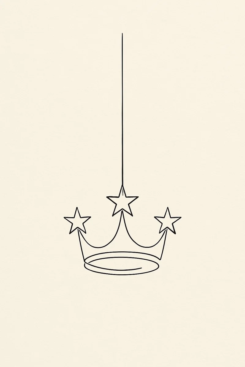 Affiche Couronne Etoile