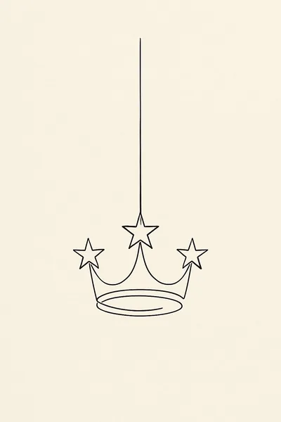 Affiche Couronne Etoile