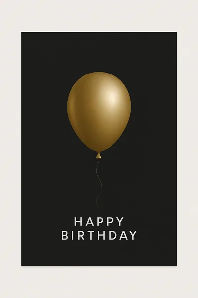 Affiche Anniversaire Adulte