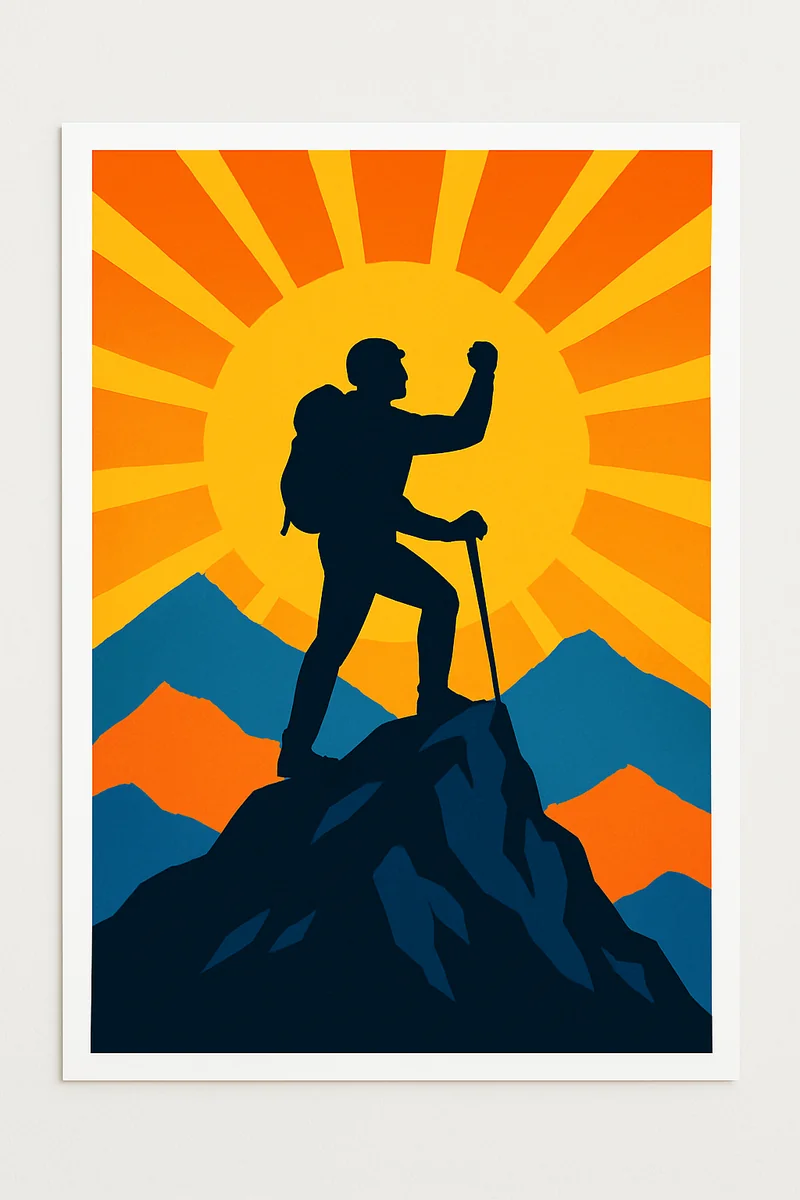 Affiche Never Give Up