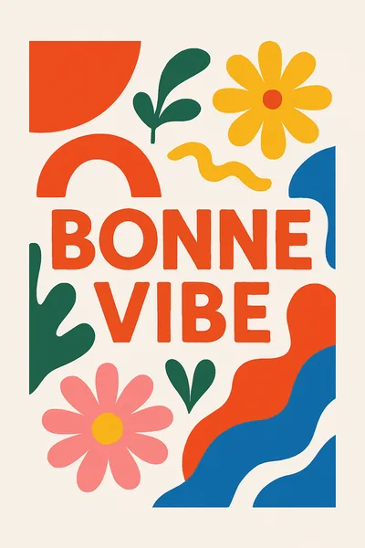 Affiche Bonne Vibe