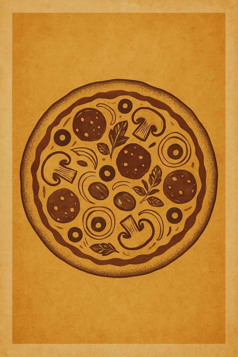Affiche Pizza Italienne