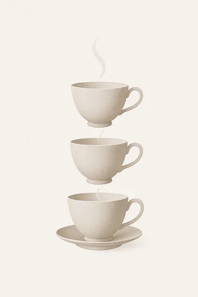 Affiche Tasses a The