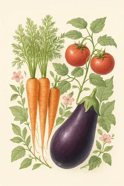 Affiche Legumes Marche