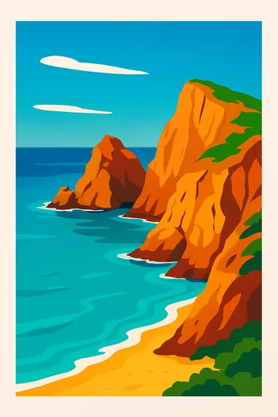 Affiche Bord de Mer