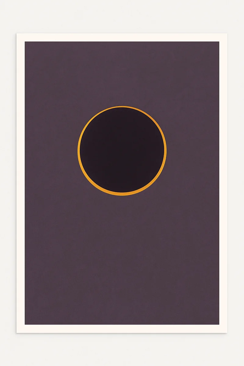 Affiche Lune Eclipse