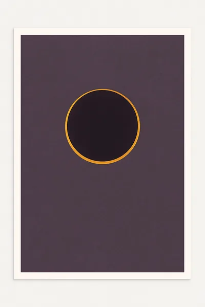 Affiche Lune Eclipse