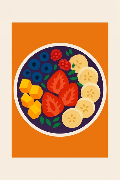 Affiche Smoothie Bowl
