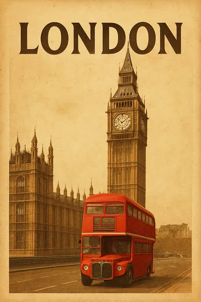 Affiche London Big Ben