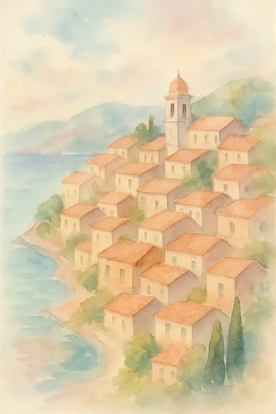 Affiche Mer Mediterranee