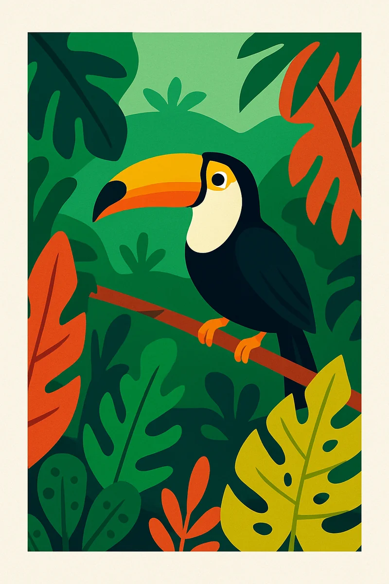Affiche Foret Amazonienne