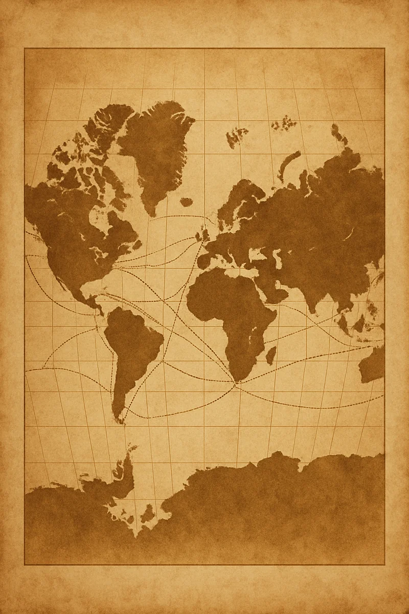 Affiche Carte du Monde