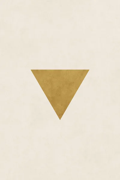 Affiche Triangle Doré