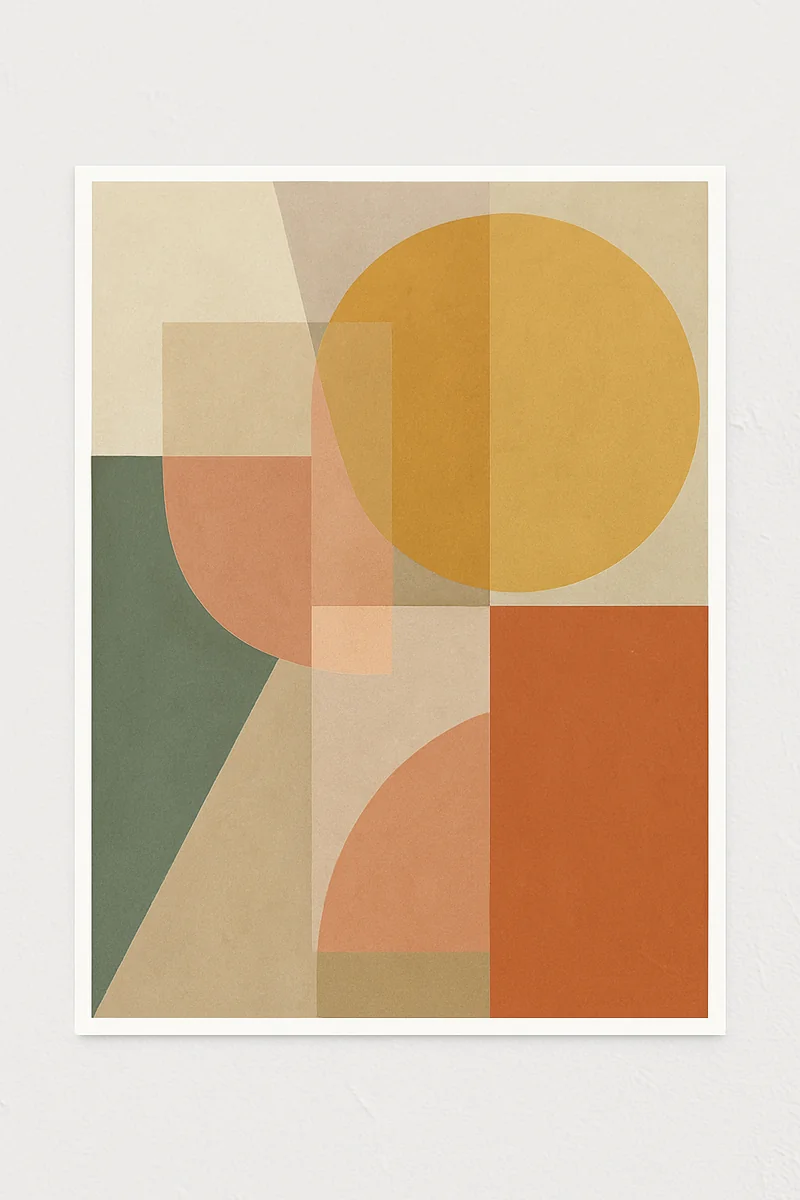 Affiche Cubisme Doux