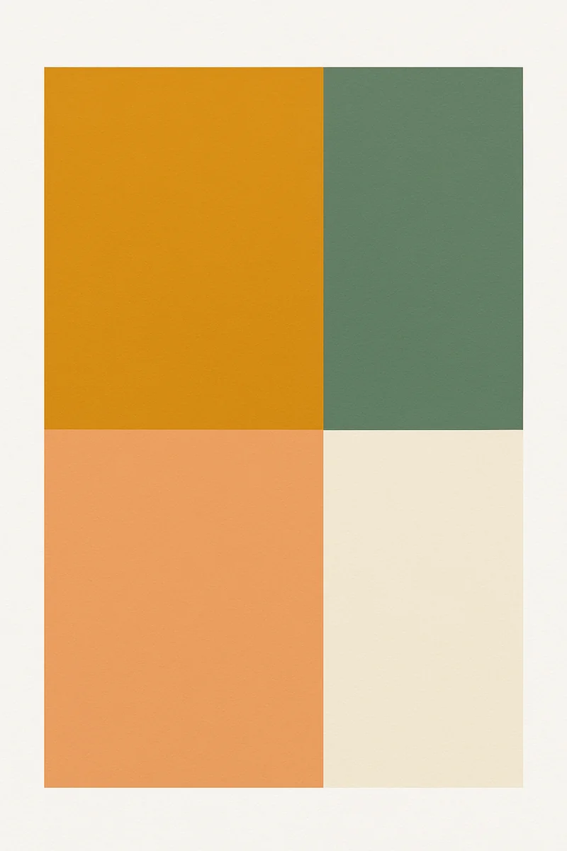 Affiche Patches Couleurs