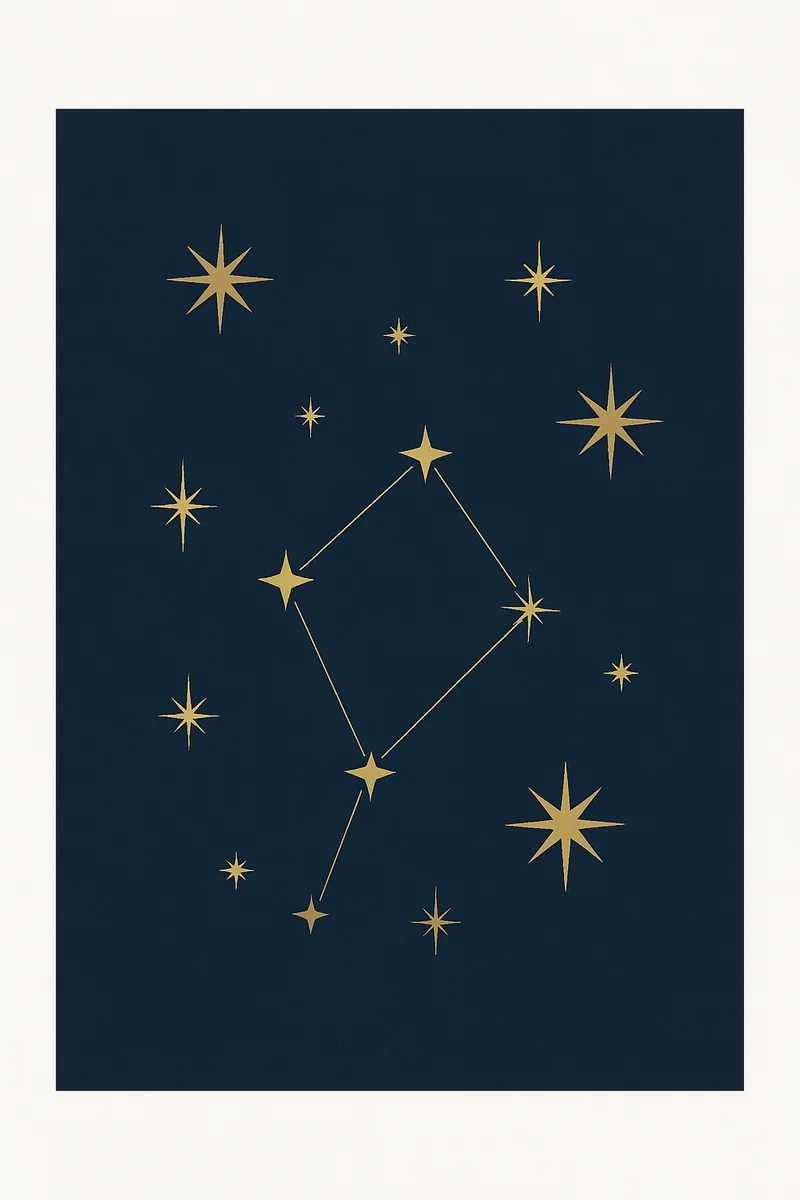 Affiche Etoiles de Noel