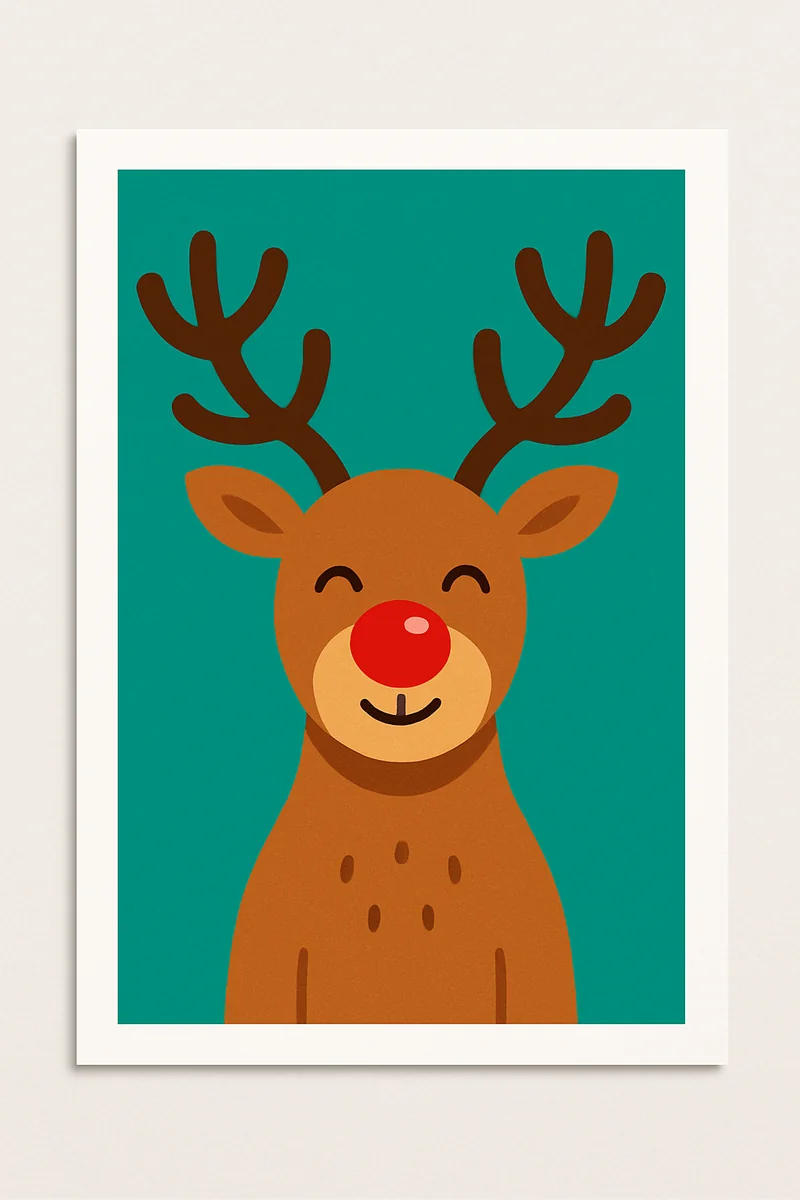 Affiche Renne Rudolph