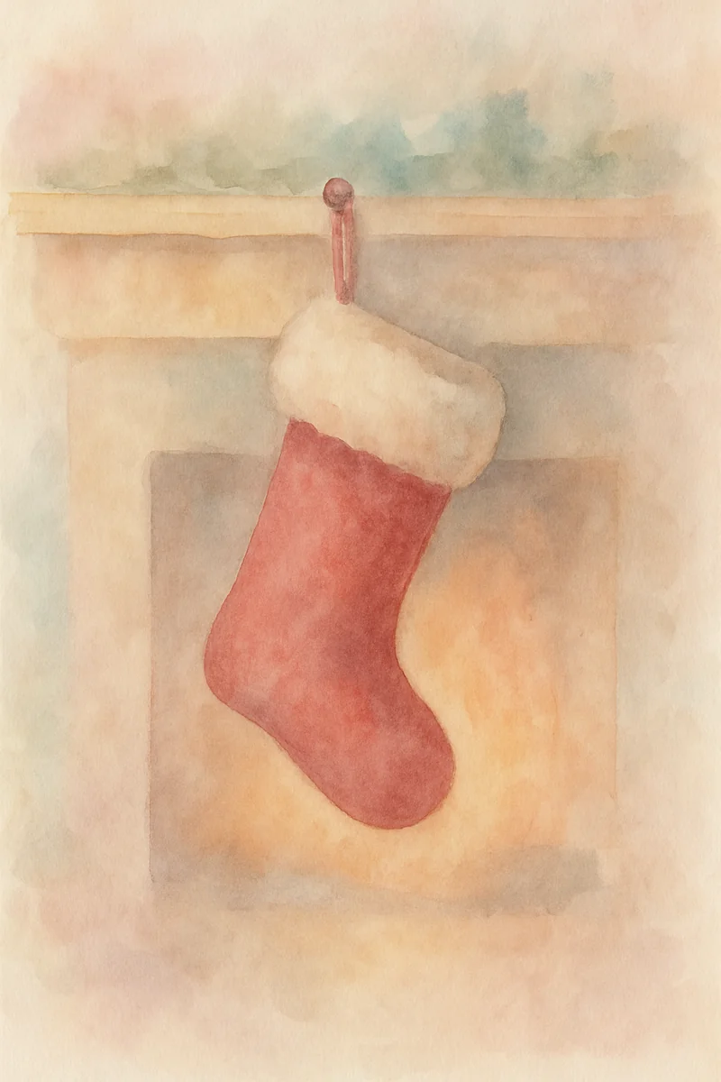 Affiche Chausette Noel