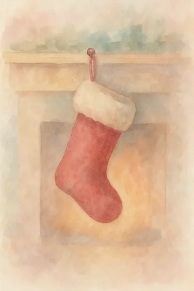 Affiche Chausette Noel