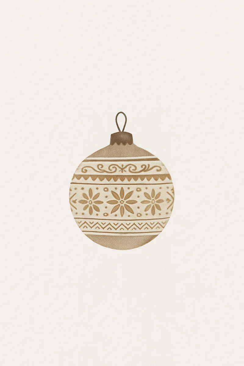 Affiche Boule de Noel