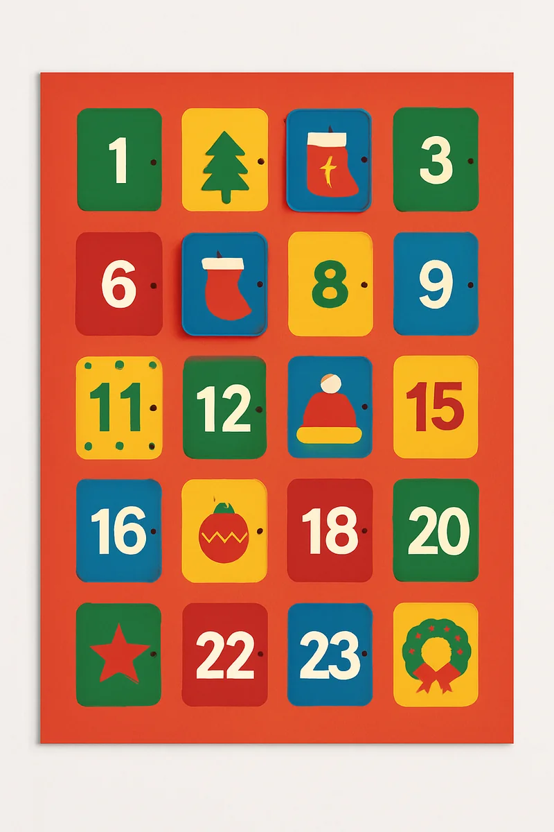 Affiche Calendrier Avent