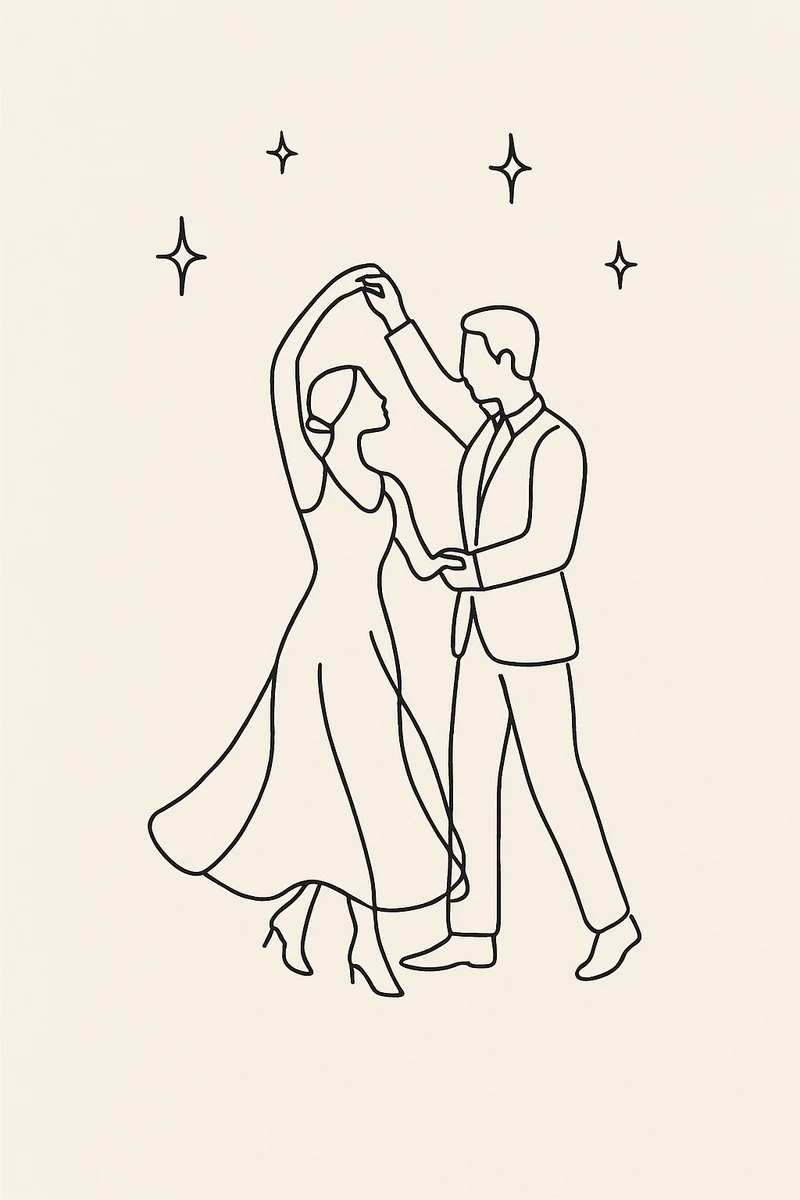 Affiche Couple Dancing