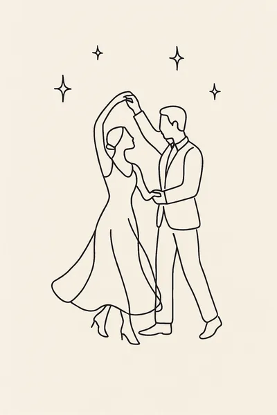 Affiche Couple Dancing