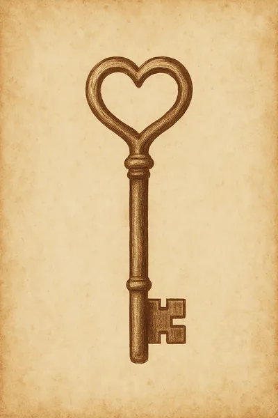 Affiche Cle de Mon Coeur